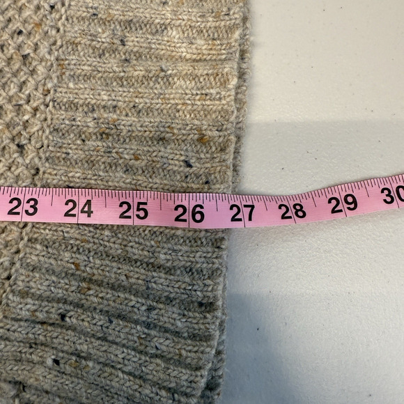 Ralph Lauren Merino Wool Alpaca Sweater Women Size S Chunky Turtleneck Fisherman - Picture 8 of 8